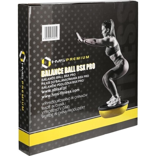 Czarna piłka balansowa HMS Premium BSX Pro