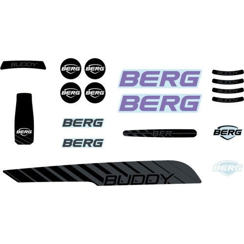 Buddy 2.0 - Sticker set Purple