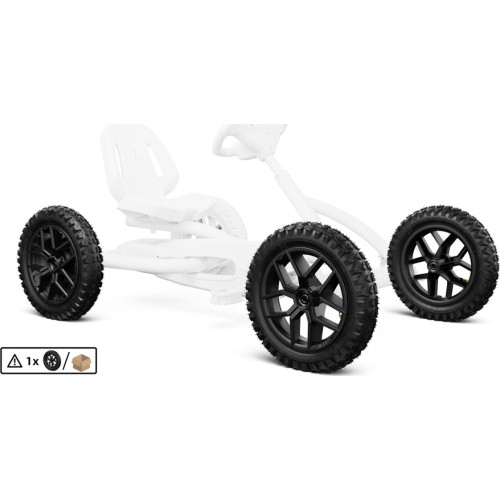 Wheel 10-spoke black 12.5x2.25-8 all terrain