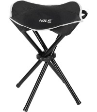 NC3010 CZARNY STOŁEK KEMPINGOWY NILS CAMP