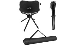 NC3010 CZARNY STOŁEK KEMPINGOWY NILS CAMP