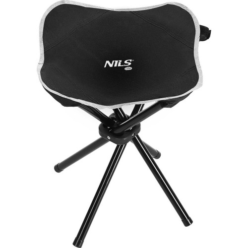 NC3010 CZARNY STOŁEK KEMPINGOWY NILS CAMP