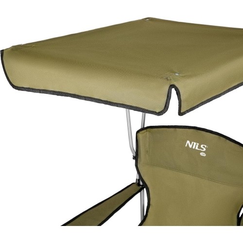 NC3087 GREEN CAMPING CHAIR SUNSHADE NILS CAMP