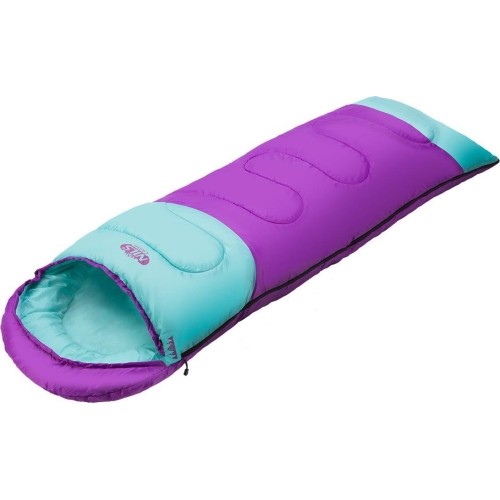 NC2008 PURPLE- TURQUOISE SLEEPING BAG SIZE M NILS CAMP