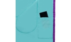 NC2008 PURPLE- TURQUOISE SLEEPING BAG SIZE M NILS CAMP