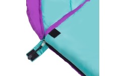 NC2008 PURPLE- TURQUOISE SLEEPING BAG SIZE M NILS CAMP