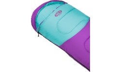 NC2008 PURPLE- TURQUOISE SLEEPING BAG SIZE M NILS CAMP