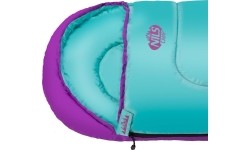 NC2008 PURPLE- TURQUOISE SLEEPING BAG SIZE M NILS CAMP