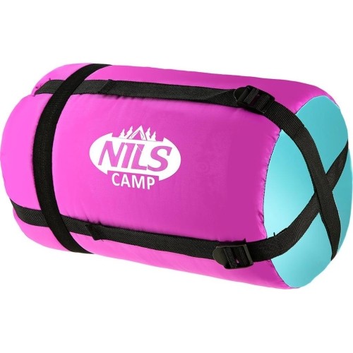 NC2008 PURPLE- TURQUOISE SLEEPING BAG SIZE M NILS CAMP