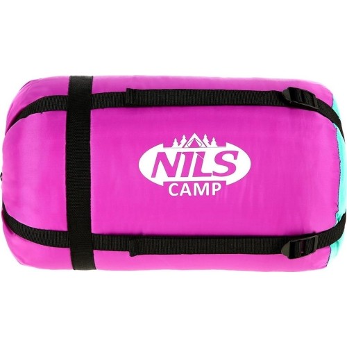 NC2008 PURPLE- TURQUOISE SLEEPING BAG SIZE M NILS CAMP