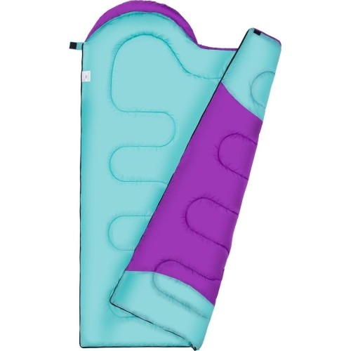 NC2008 PURPLE- TURQUOISE SLEEPING BAG SIZE M NILS CAMP