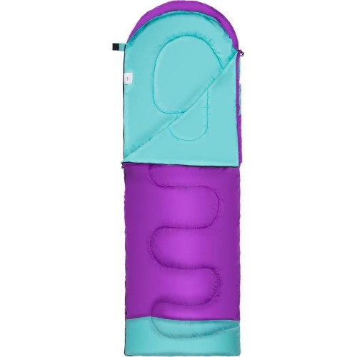 NC2008 PURPLE- TURQUOISE SLEEPING BAG SIZE M NILS CAMP