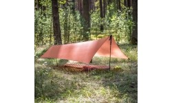Tarp for sleeping on the ground Lesovik ZMORA terra rosa