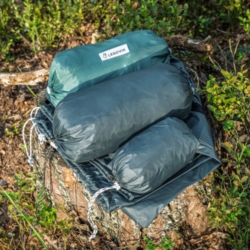 Lesovik hammock tarp HEKSA silver pine