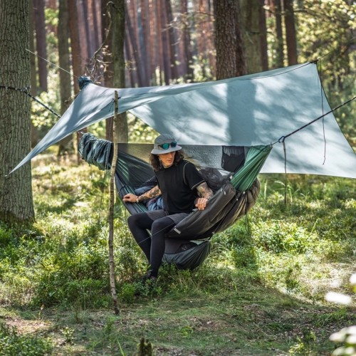 Lesovik hammock tarp HEKSA silver pine