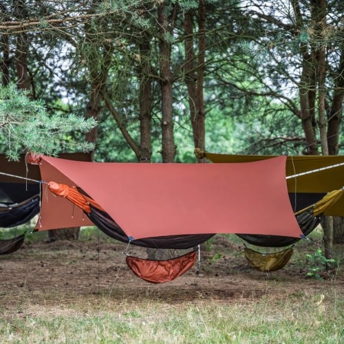 Lesovik HEKSA terra rosa hammock tarp