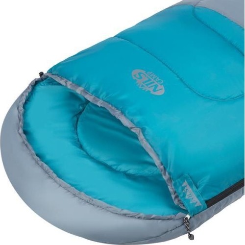 Śpiwór Nils Camp NC2008, szaro-zielony, rozmiar M