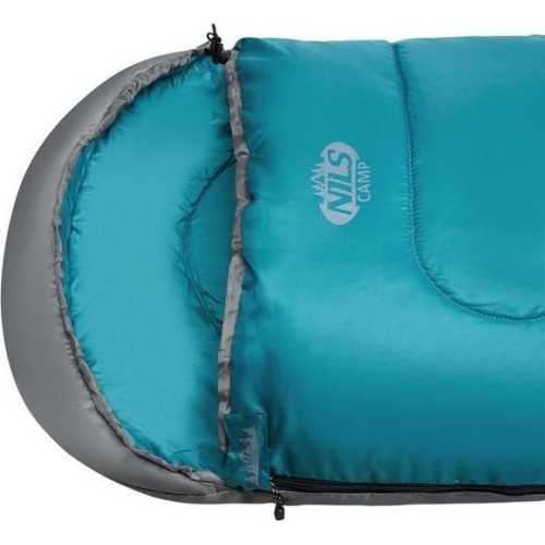 Śpiwór Nils Camp NC2008, szaro-zielony, rozmiar M
