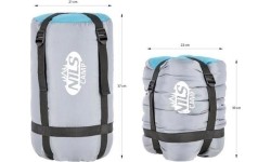 Śpiwór Nils Camp NC2008, szaro-zielony, rozmiar M