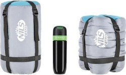 Śpiwór Nils Camp NC2008, szaro-zielony, rozmiar M