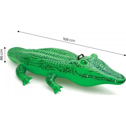Dmuchany Aligator materac do pływania 168cm