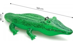 Dmuchany Aligator materac do pływania 168cm