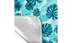 NC2224 TURQUOISE PICNIC BLANKET 200 x 200 PE ALU NILS CAMP
