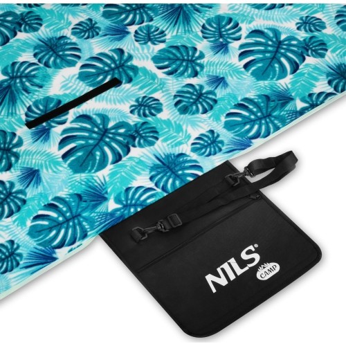 NC2224 TURQUOISE PICNIC BLANKET 200 x 200 PE ALU NILS CAMP