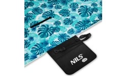 NC2224 TURQUOISE PICNIC BLANKET 200 x 200 PE ALU NILS CAMP