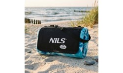 NC2224 TURQUOISE PICNIC BLANKET 200 x 200 PE ALU NILS CAMP