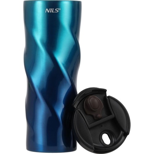 Kubek termiczny Nils NCB21, niebieski