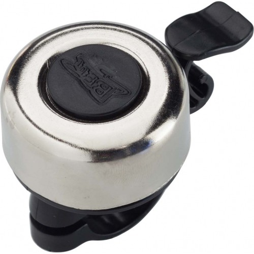 Dzwonek rowerowy BONIN Din Din // 38 mm (srebrny)