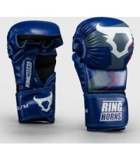 Ringhorns Charger by Venum MMA Sparring Gloves - Navy Blue/Red