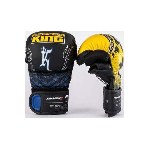 Venum x TEKKEN 8 Sparring Gloves - King - Black/Yellow