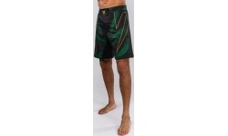 Venum Matupa Fightshorts - Black/Green/Gold
