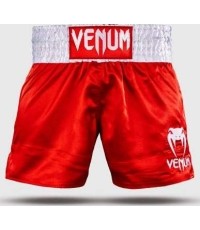 Venum Classic Muay Thai Shorts - Red