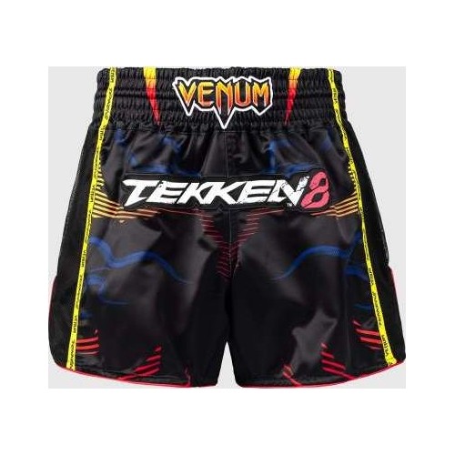 Venum x TEKKEN 8 Muay Thai Shorts - Yoshimitsu - Black/Orange
