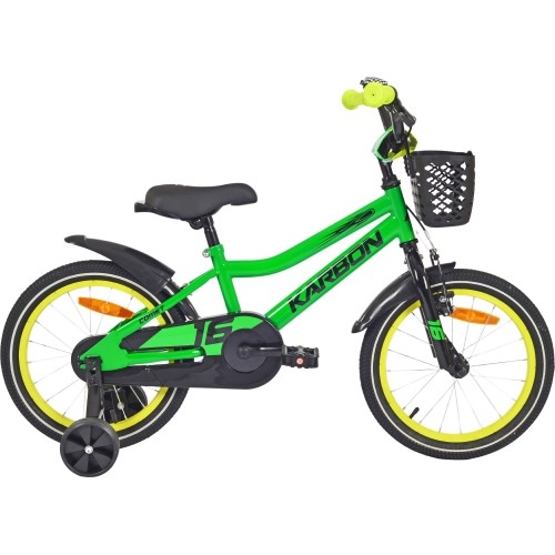 Dviratis Karbon Comet 16 green neon
