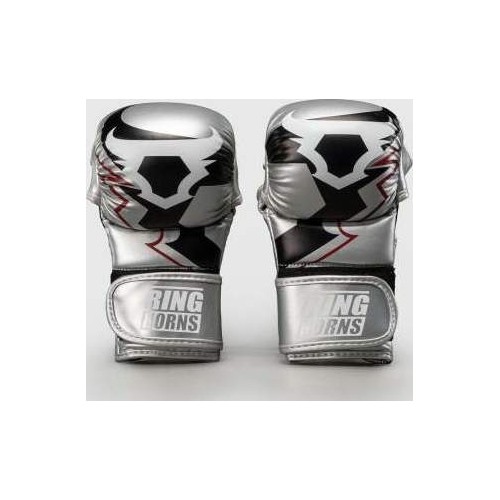 Ringhorns Charger by Venum MMA Sparring Gloves - Silver/Black