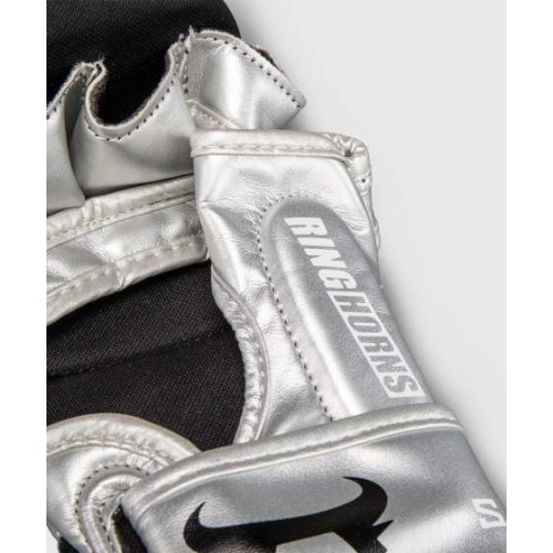 Ringhorns Charger by Venum MMA Sparring Gloves - Silver/Black