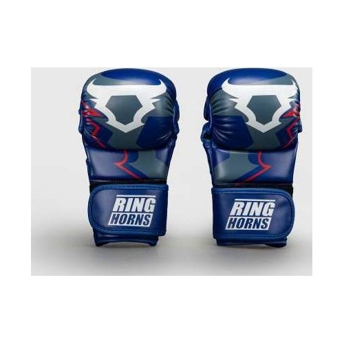 Ringhorns Charger by Venum MMA Sparring Gloves - Navy Blue/Red