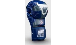 Ringhorns Charger by Venum MMA Sparring Gloves - Navy Blue/Red