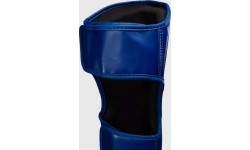 Ringhorns Charger by Venum Shin Guards - Navy Blue/Red
