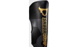 Ringhorns Charger by Venum Shin Guards - Black/Gold