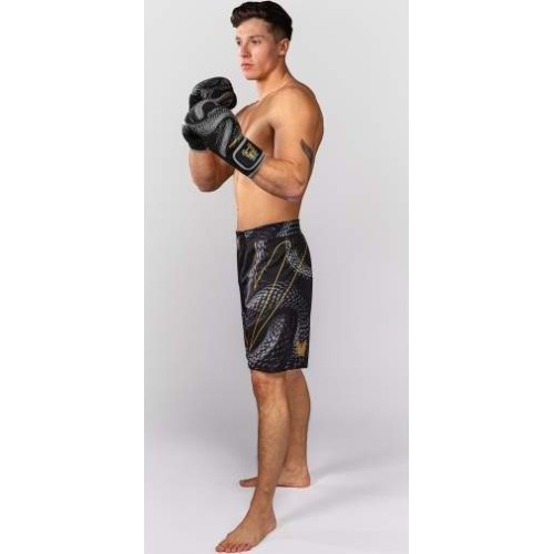 Venum Matupa Fightshorts - Black/Grey/Gold