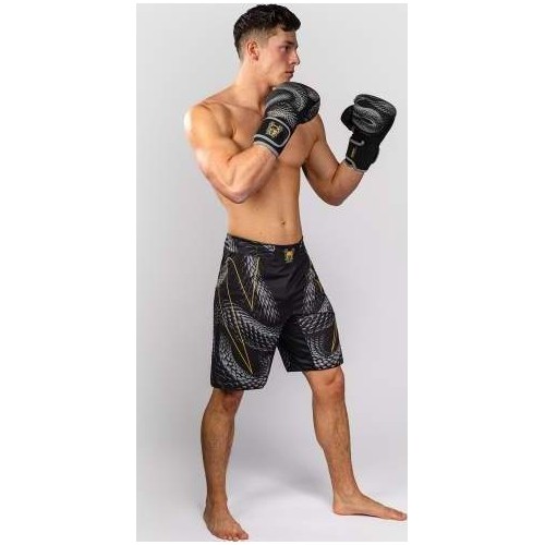 Venum Matupa Fightshorts - Black/Grey/Gold