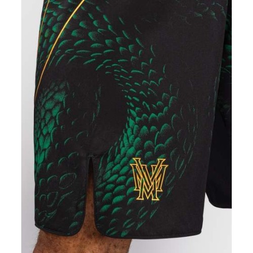 Venum Matupa Fightshorts - Black/Green/Gold