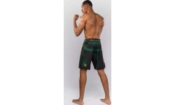 Venum Matupa Fightshorts - Black/Green/Gold