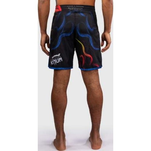 Venum x TEKKEN 8 Fight Shorts - Yoshimitsu - Black/Orange