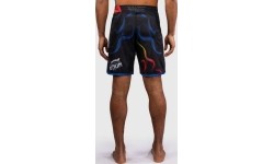 Venum x TEKKEN 8 Fight Shorts - Yoshimitsu - Black/Orange